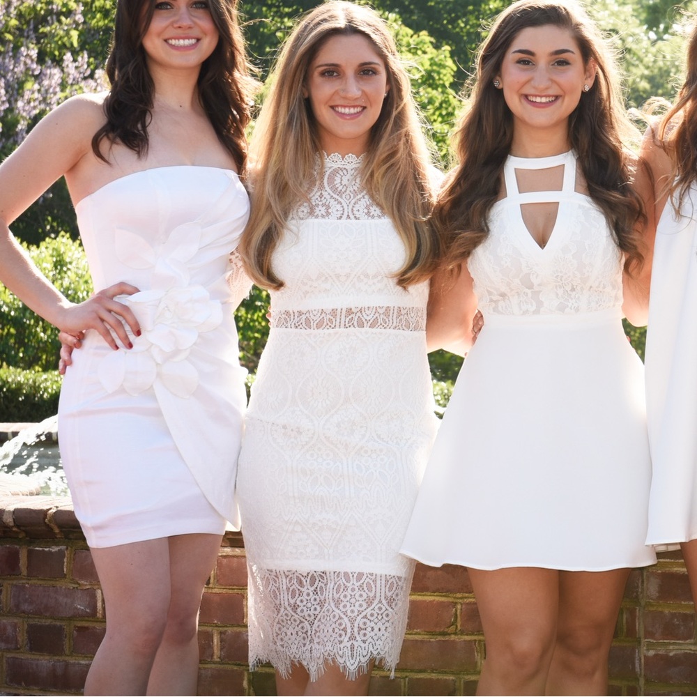 Elegant White Lace Dress - Graduation / Bridal